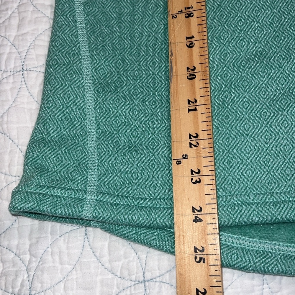 The North Face M fleece lined sweatshirt mint green l long sleeve button closure - Picture 6 of 13